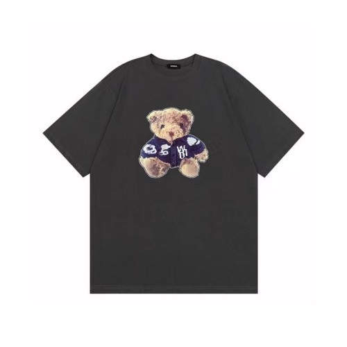 WE11DONE Teddy Bear Print Tee Grey