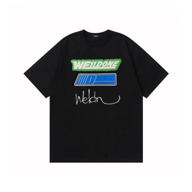 WE11DONE Sign Logo Tee Black