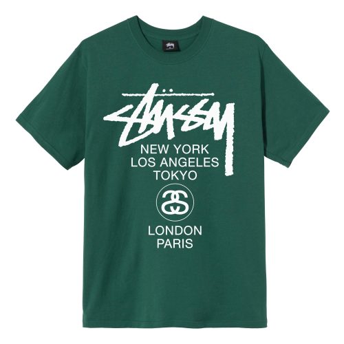 STUSSY WORLD TOUR CREW TEE