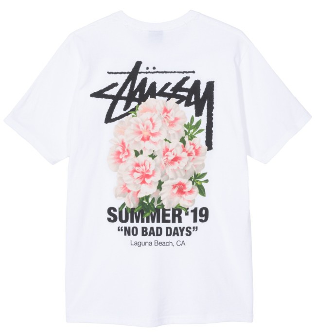 Stussy Summer ‘19 - Carnation “NO BAD DAYS” TEE