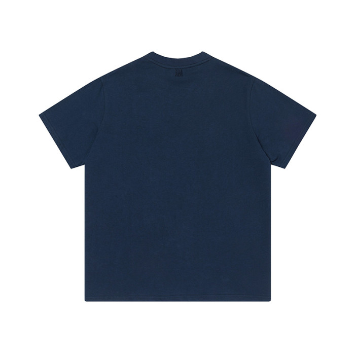 AMI Small Logo Tee Navy