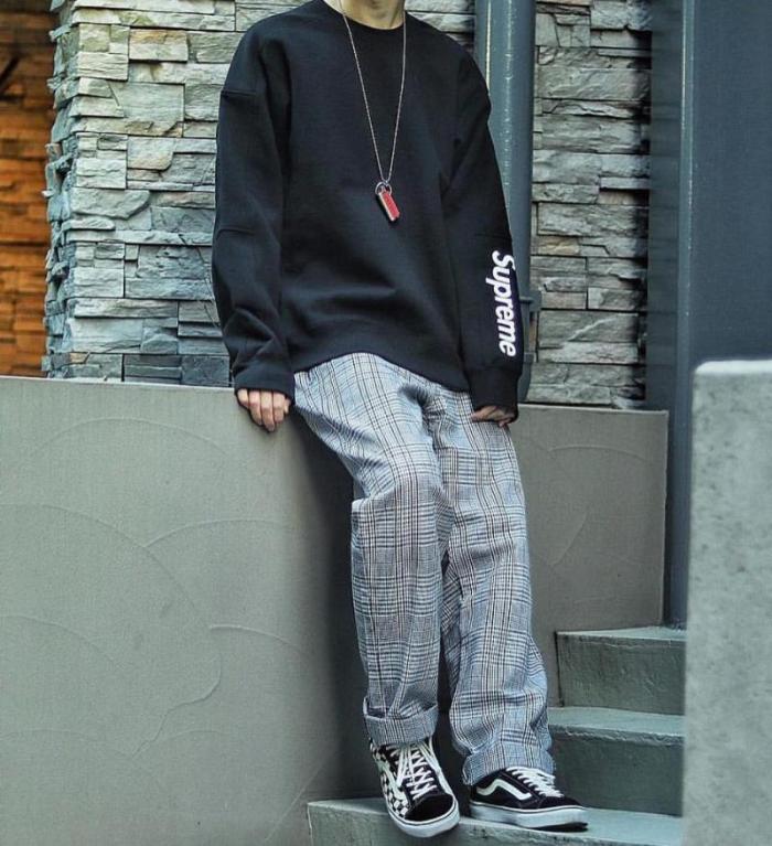 Supreme Formula Crewneck Hoodie Black