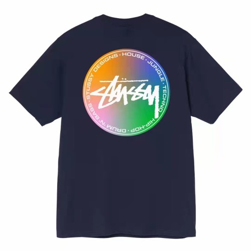 STUSSY COLOR GARDIENT LOGO TEE