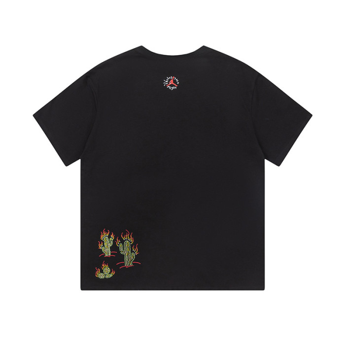 Travis Scott Cactus Jack Fire Basketball Tee