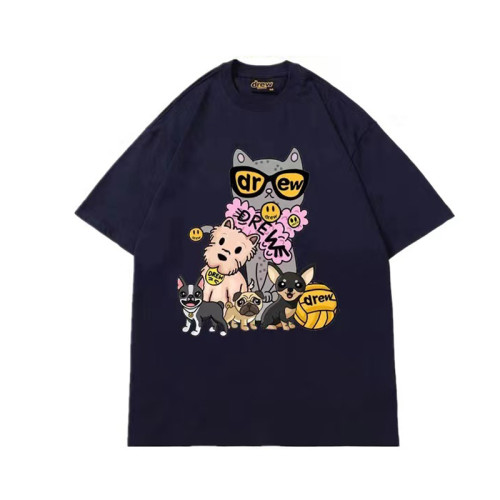 DREW HOUSE PRINTED TEE NAVY BLUE