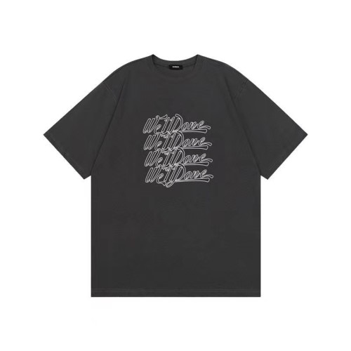 WE11DONE Sketch Barrage Print Tee Grey
