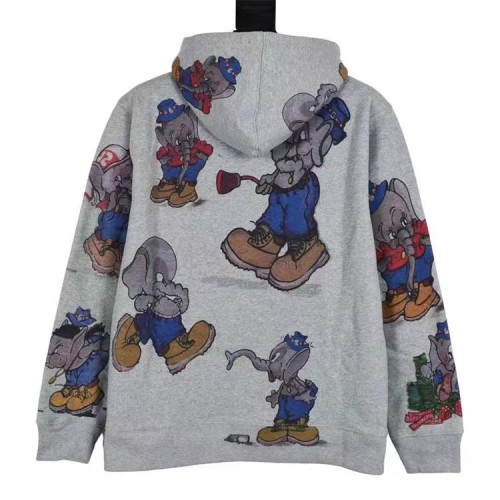 Supreme Elephant Hoodie Grey
