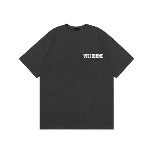 WE11DONE Shoe Print Tee Grey