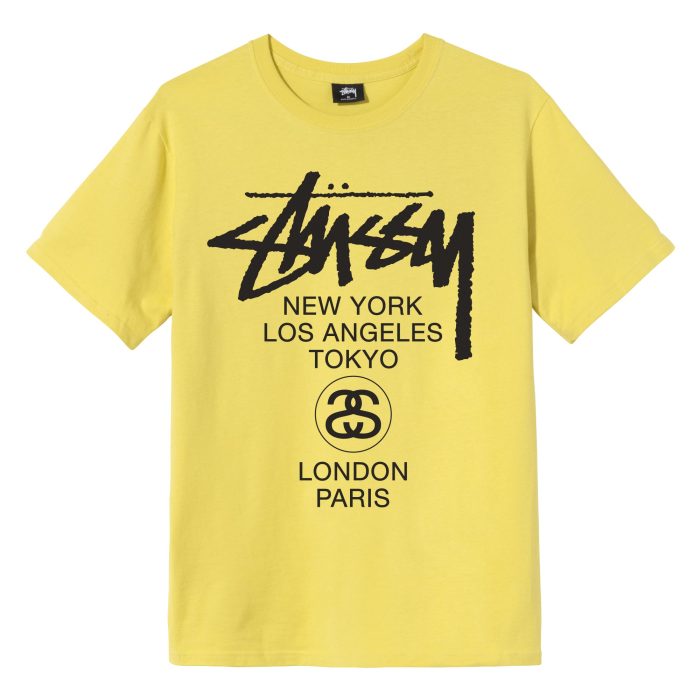 STUSSY WORLD TOUR CREW TEE