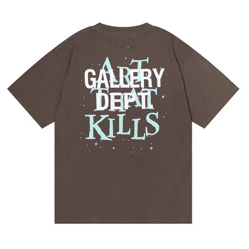 GALLERY DEPT Art That Kills Fashion Eyeball Print Cotton Tee In Gray