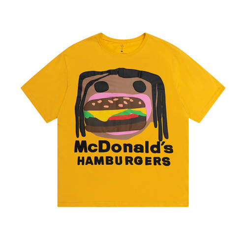 Travis Scott McDonald'S Hamburgers Tee Yellow