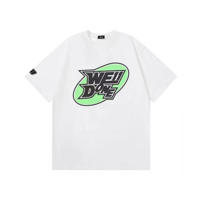 WE11DONE Letter Print Tee White