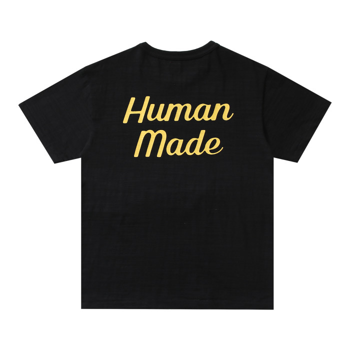 Human Made Fly Colorful Duck Logo Tee Black