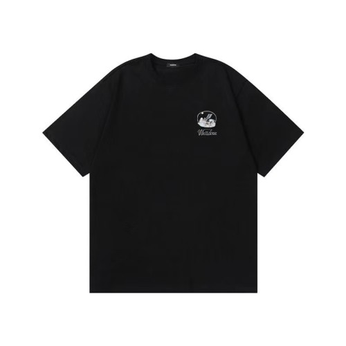 WE11DONE Cow Print Tee Black