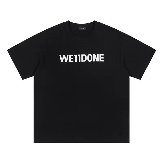 WE11DONE Logo Tee Black