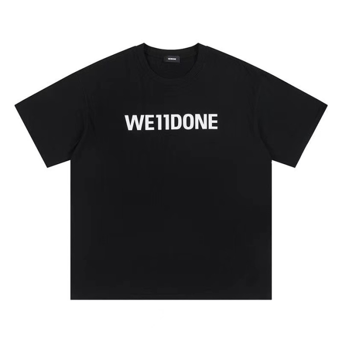 WE11DONE Logo Tee Black