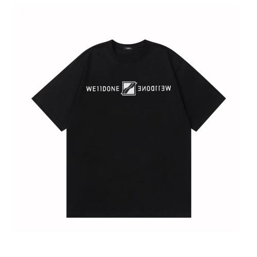 WE11DONE Track Logo Tee Black