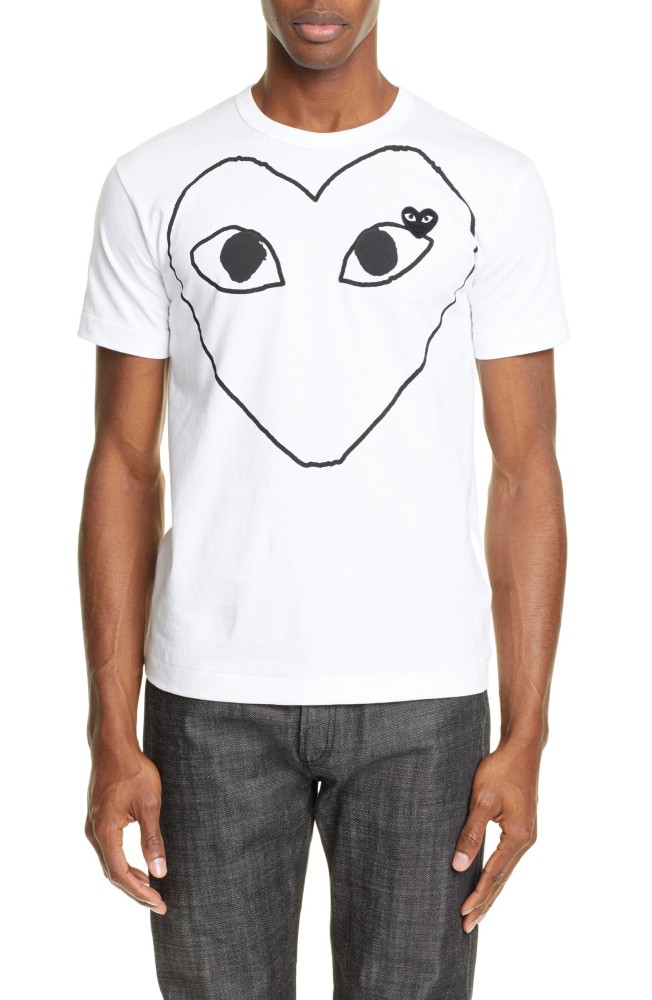 Heart Outline Graphic T-Shirt