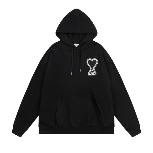 AMI  Big Logo Hoodie Black