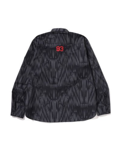 A Bathing Ape Speed Racer Relaxed Fit Shirt In Black