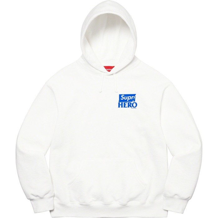Supreme Anti Hero Hoodie White