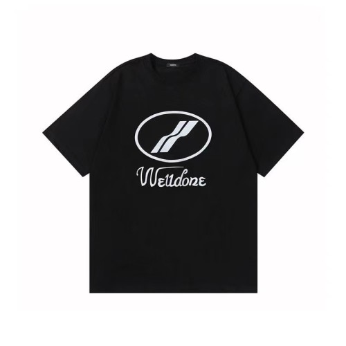 WE11DONE 3M Reflection Logo Tee Black