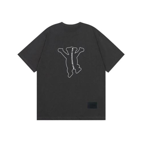 WE11DONE Bear Print Tee Grey