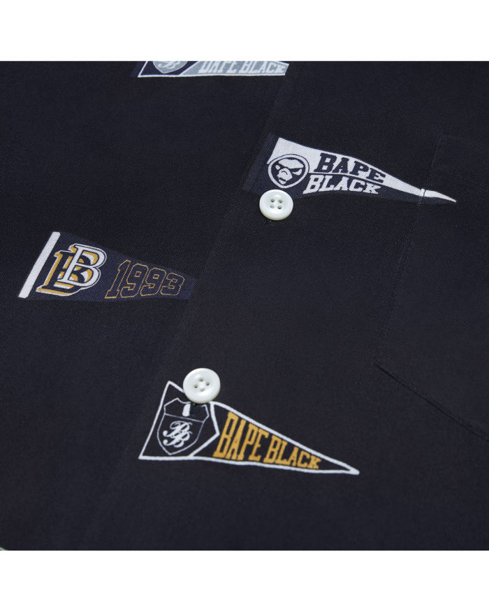 A Bathing Ape Logo print short sleeve shirt