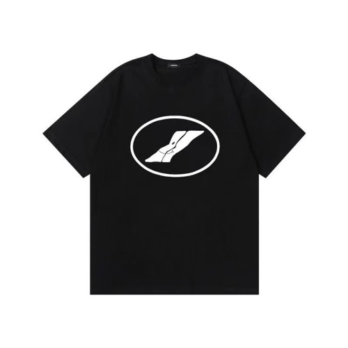 WE11DONE Track Logo Tee In Black