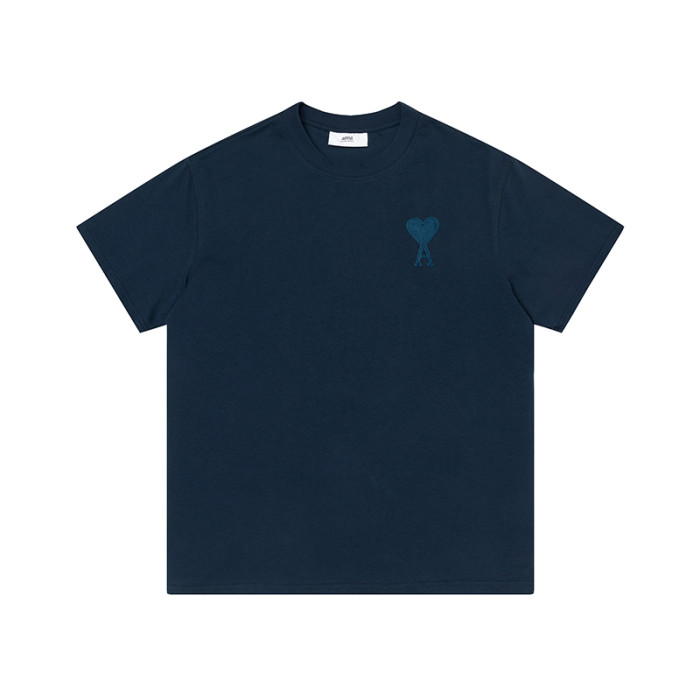 AMI Classic Logo Tee Navy