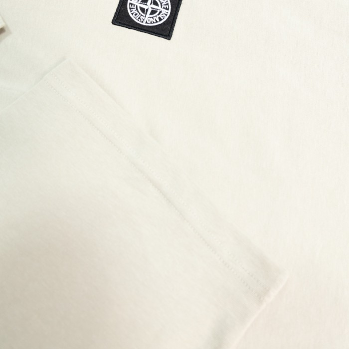 Stone Island Polo In Cream