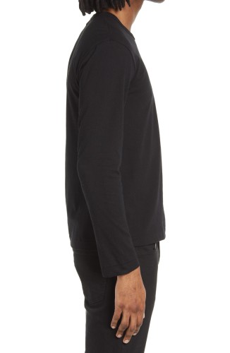 Small Heart Long Sleeve Cotton T-Shirt