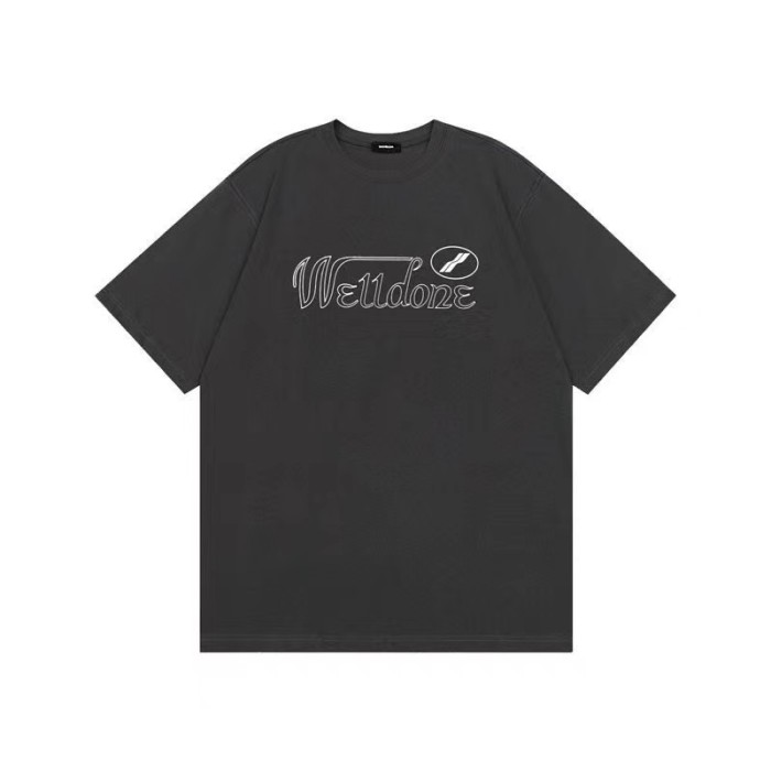 WE11DONE Sketch Logo Tee Grey