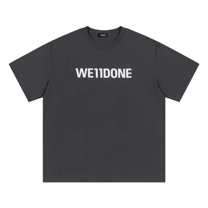 WE11DONE Logo Tee Grey