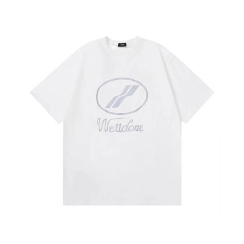 WE11DONE 3M Reflection Logo Tee White