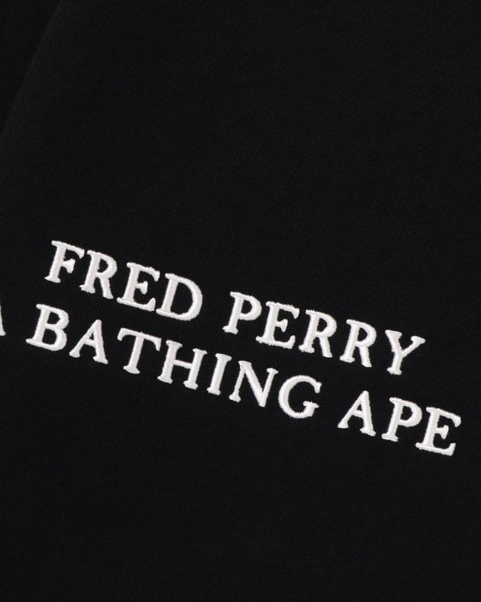 A Bathing Ape X Fred Perry Color Camo Zip Hoodie
