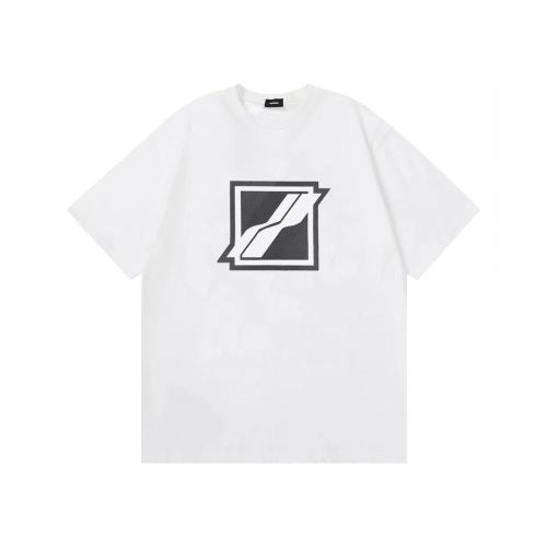 WE11DONE Track Print Tee White