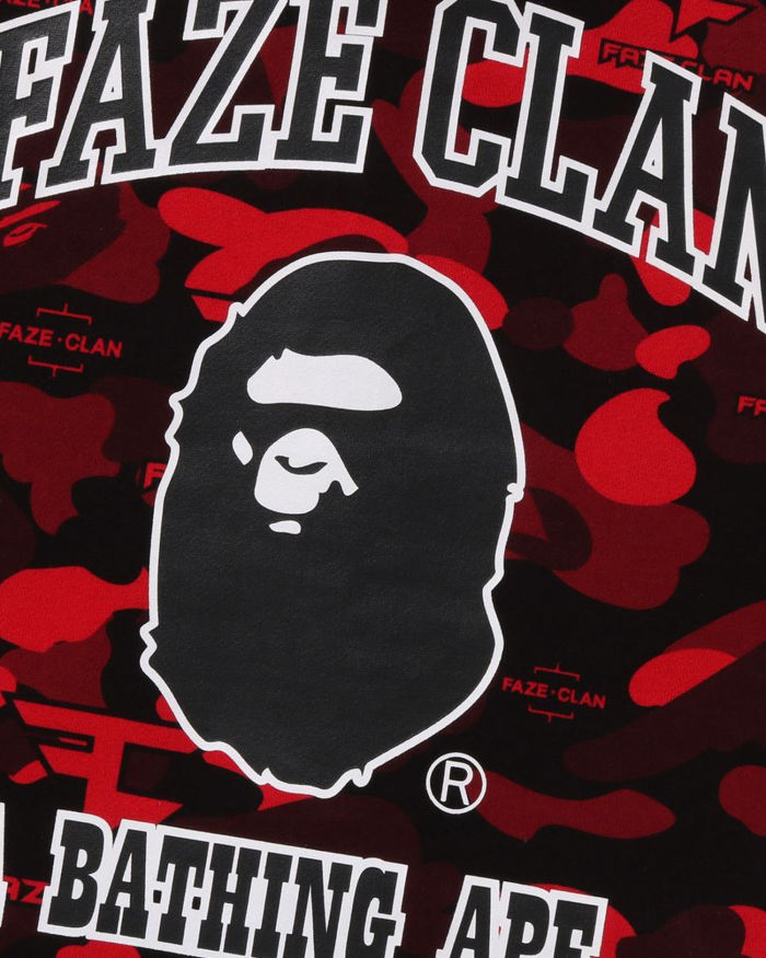 A Bathing Ape  X Faze Clan Full Zip Hoodie