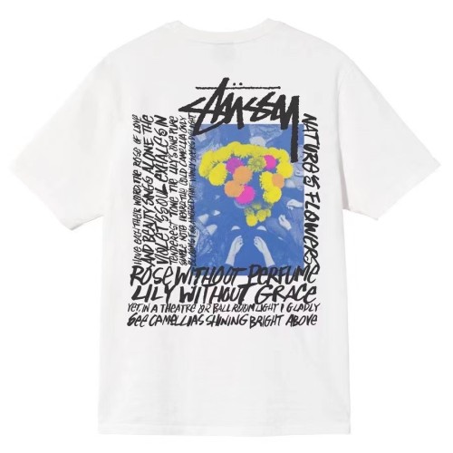 STUSSY CAMELLIAS TEE