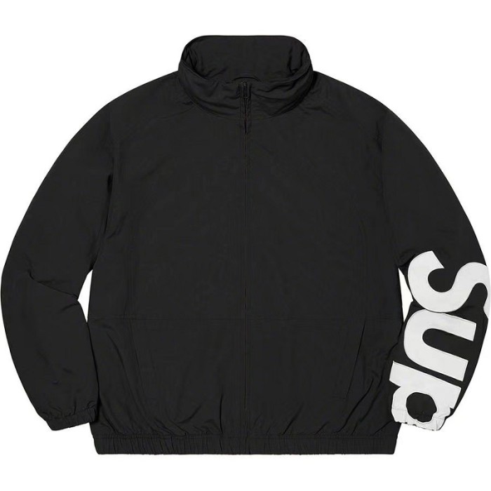 Supreme Spellout Track Jacket Black