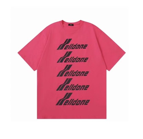 WE11DONE Barrage Print Tee Pink