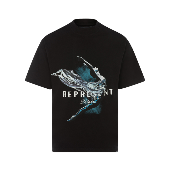 REPRESENT  VITESSE JET BLACK TEE
