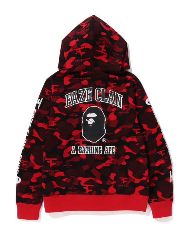 A Bathing Ape  X Faze Clan Full Zip Hoodie