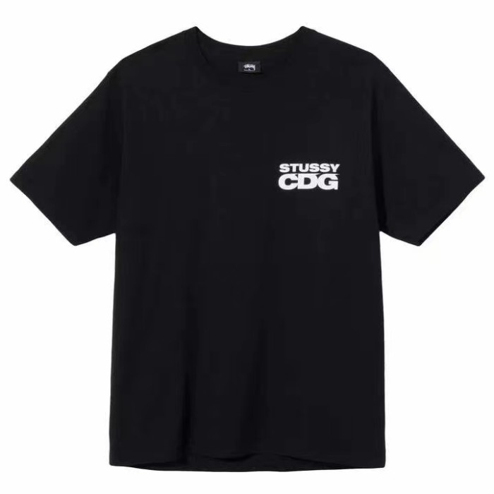 STUSSY x CDG SURFMAN 80-20 ANNIVERSARY LOGO TEE