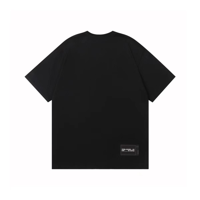 WE11DONE W Logo Tee Black