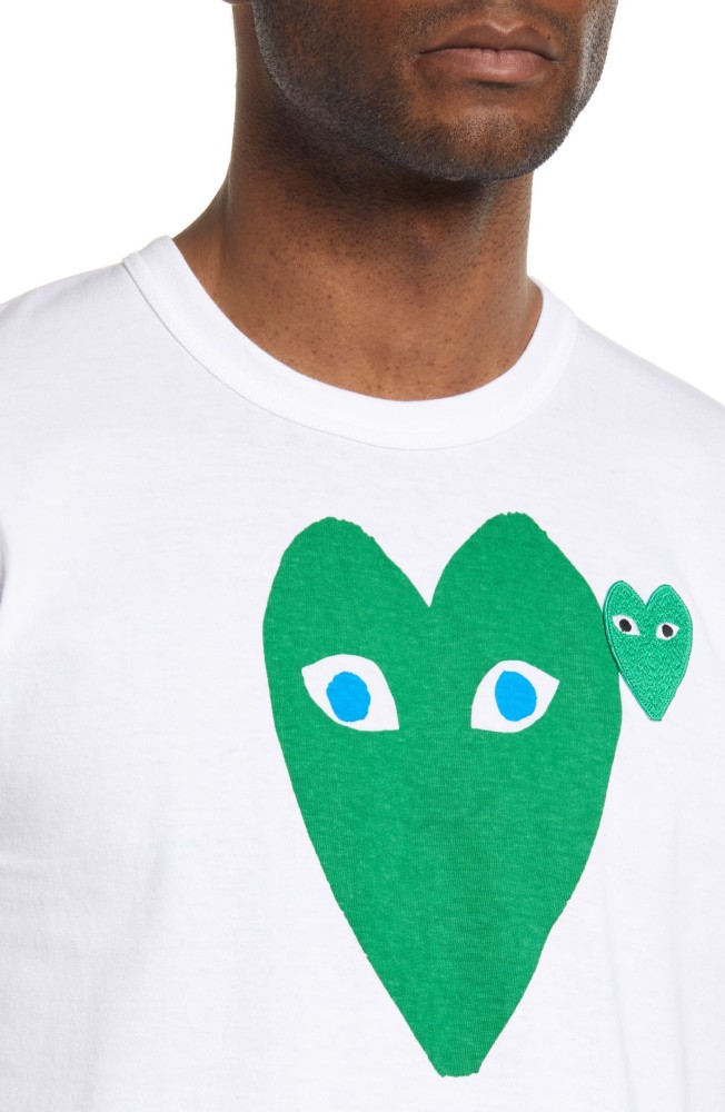 Men's Heart Face Graphic Tee
