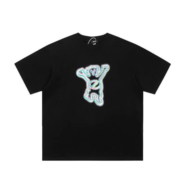 WE11DONE Colorful Bear In Black