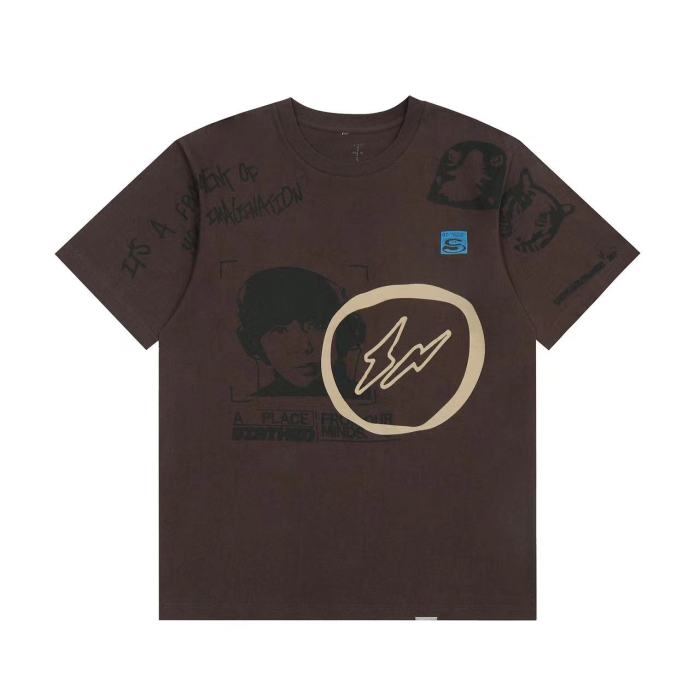 Travis Scott Cactus Jack Lightning Tee