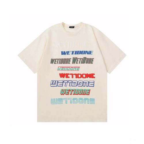 WE11DONE Colorful Barrage Print Tee Cream