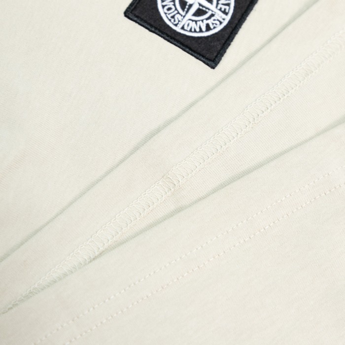 Stone Island Polo In Cream